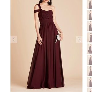 Birdy Grey “Grace” Bridesmaid Dress in Cabernet